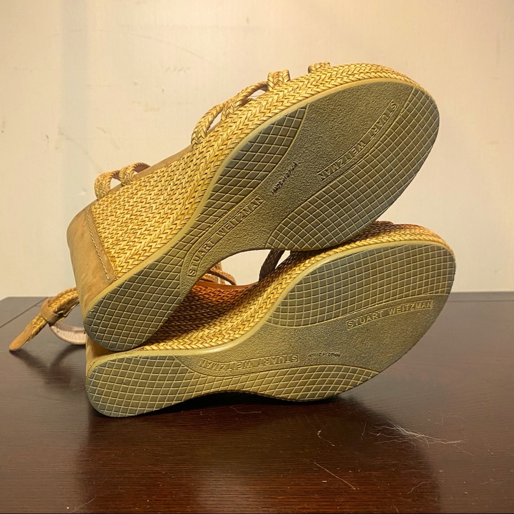 Stuart Weitzman ~ Strappy Wedges Size 10 - image 4